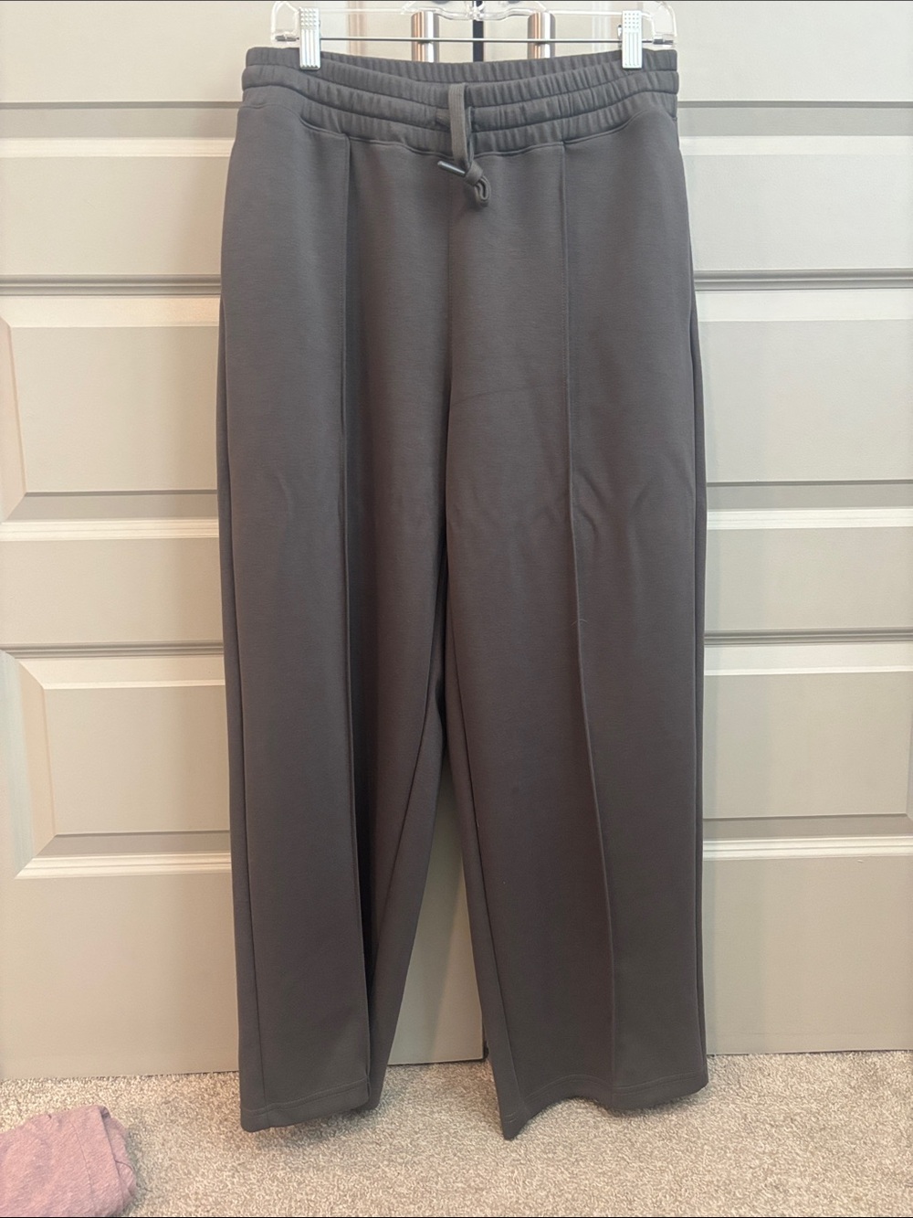 Gray Drawstring Pants